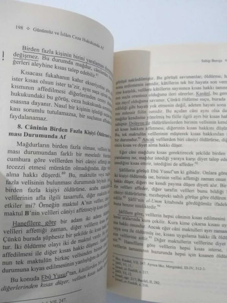 Günümüz ve İslam Ceza Hukukunda AF ( Kim Affetsin: Devlet mi? Mağdur mu? ) (Sahafiye Kitap) - Resim 2