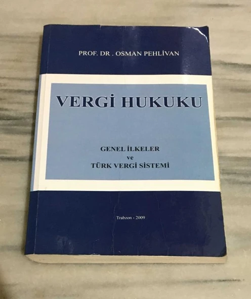 VERGİ HUKUKU Genel İlkeler ve Türk Vergi Sistemi - 2009 (Sahafiye Kitap) ürün görseli