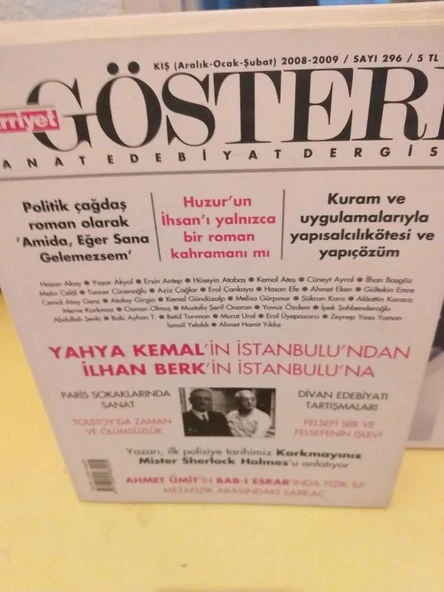 HÜRRİYET GÖSTERİ Sanat Edebiyat Dergisi LOTU;  Muhtelif 15 Sayı   ( 2007-2011 Yılları Arası ) (Sahafiye Kitap) - Resim 2