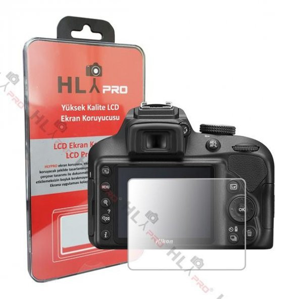 Hlypro Nikon D3400 İçin Ekran Koruyucu Film