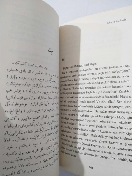 BAHAR VE KELEBEKLER (Tıpkı Basım ve Çeviri Hikayeler ) (Sahafiye Kitap) - 3