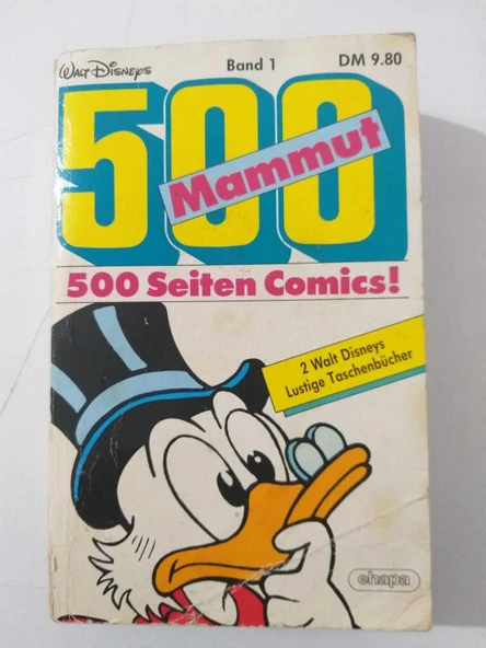 WALT DISNEYS Band 1 (Nr. 116-95), 500 MAMMUT ( 500 Seiten comics) 2 Walt Disneys Lustige Taschenbücher (Sahafiye Kitap)