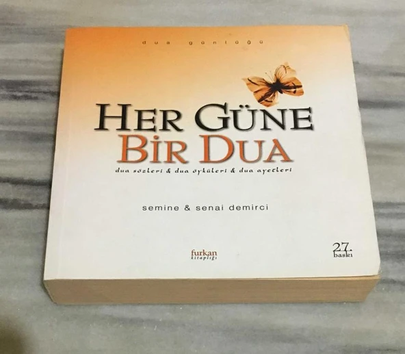 HER GÜNE BİR DUA - İMZALI - (Sahafiye Kitap) ürün görseli 1