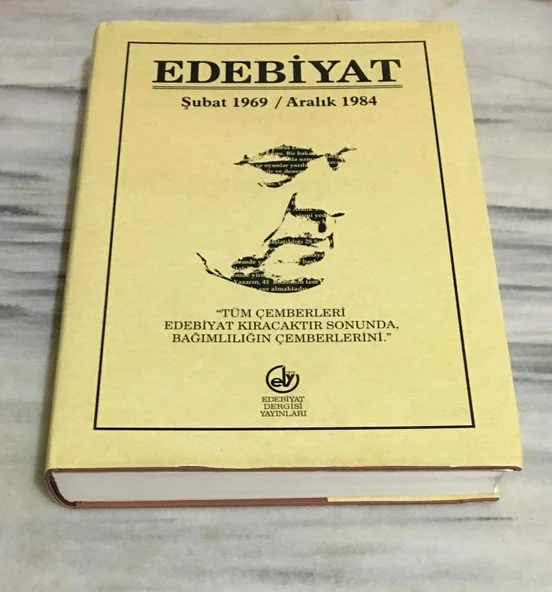 EDEBİYAT Şubat 1969 - Aralık 1984 ( 2.BASKI - TIPKIBASIM ) (Sahafiye Kitap) ürün görseli