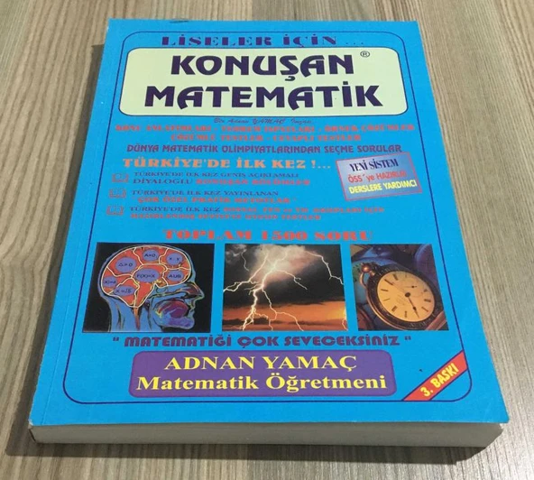 Liseler için KONUŞAN MATEMATİK 3.BASKI (Sahafiye Kitap) ürün görseli 1
