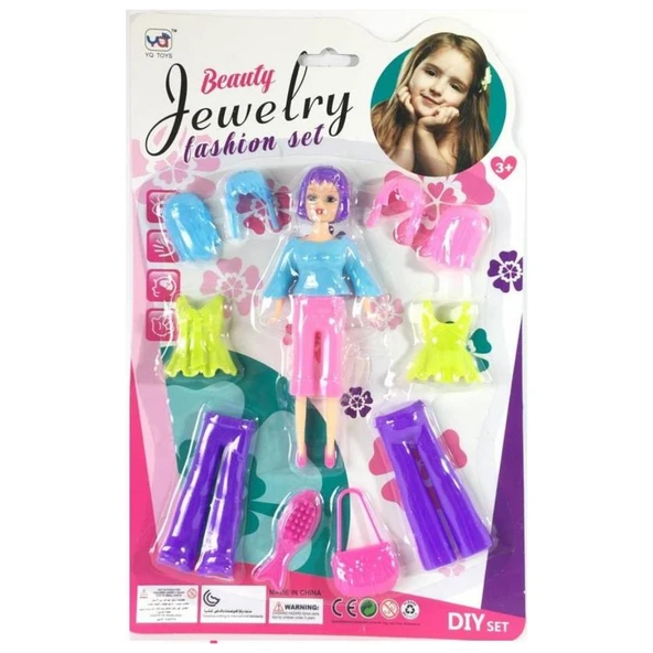 Yedek Elbiseli Bebek - 090C2 - 4