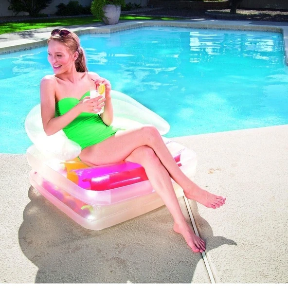 Deniz Yatağı Lüks Koltuk Yatak 201x89 Cm Bestway - 43023 - Resim 4