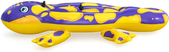 Bestway Şişme Kertenkele Sevimli Hayvan Figür Tutunmalı Deniz Yatağı Binici Oyuncak - Resim 5