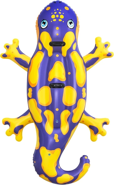 Bestway Şişme Kertenkele Sevimli Hayvan Figür Tutunmalı Deniz Yatağı Binici Oyuncak - Resim 3