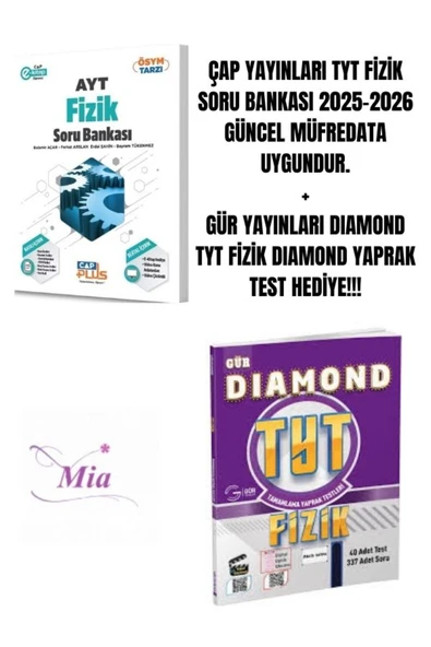ÇAP YAYINLARI AYT FİZİK SORU BANKASI HEDİYELİ - 1