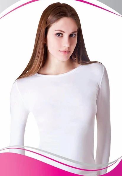 6 Adet Dono Bayan Likralı Uzun Kollu Fanila Atlet 2215 ürün görseli