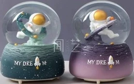 Astronot Kar Küresi Orta Boy WY20K23 ürün görseli 1