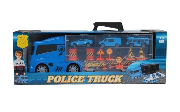 Engin Oyuncak Tır Polis Araçlar - 2