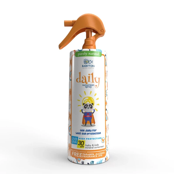 Babyton Bebek ve Çocuklar İçin Günlük Güneş Koruyucu Sprey 200 ml ürün görseli