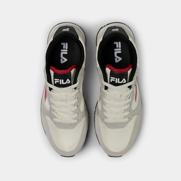 Fila Hypert Erkek Sneaker Spor Ayakkabı FFM0380 Beyaz-Kırmızı - 4