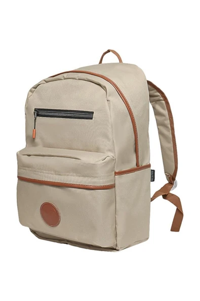 NPO nJoy 16" Unisex Notebook & Günlük Sırt Çantası Krem NJ01CR Krem