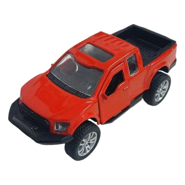 Çek Bırak Metal Arazi Aracı 13 cm - Kırmızı ürün görseli 1