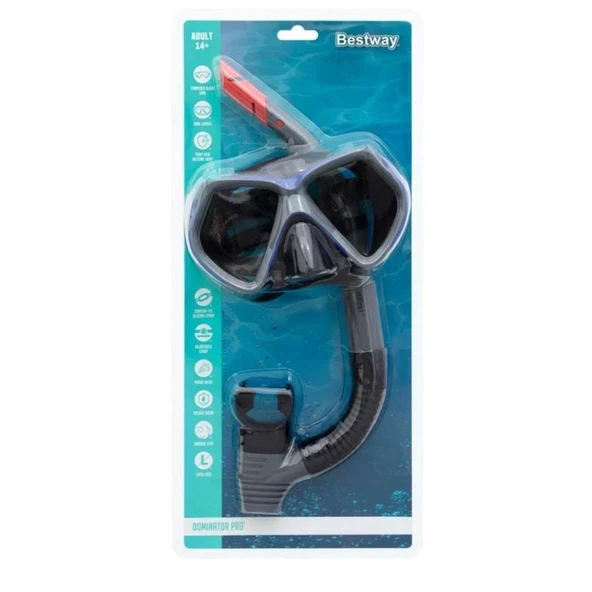 24069 - BESTWAY MASKE SNORKEL TEMP SILIKON  6 - 3