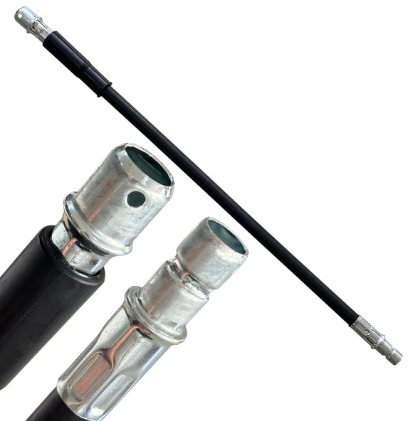 Knc 40 EUP Motorlu Tırpan Spiral Siyah Hortum Esnek Şaft Hortumu ürün görseli 1