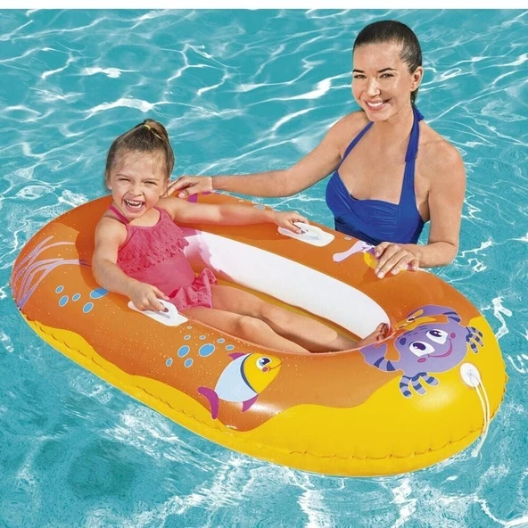 Bestway Desenli Çocuk Botu 119x79 Cm - 34009 - Resim 4