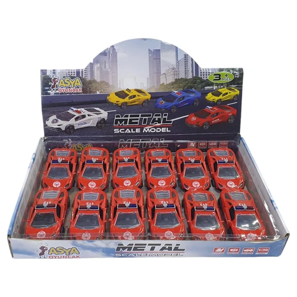Çek Bırak Metal Araba Lamborgini - ILK003 - İtfaiye ürün görseli