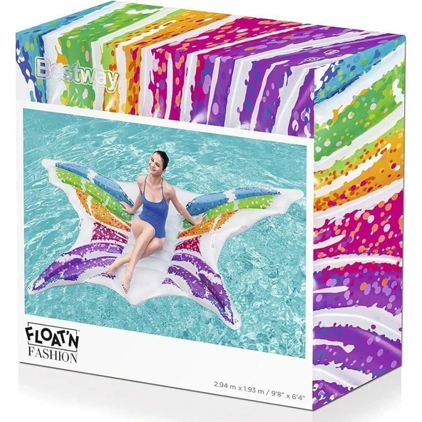 Gökkuşağı Kelebek Şekilli Yatak - 43261 - Resim 2