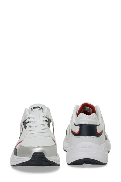 U.S.Polo Assn. FELIX Beyaz Erkek Sneaker 42 - Resim 5