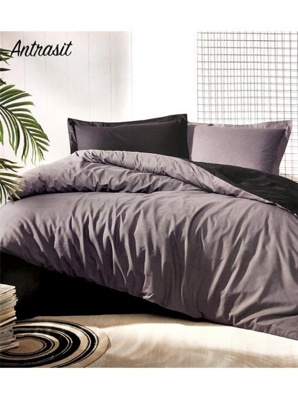 Özdilek Ranforce Nevresim Takımı Tek Kişilik Colormix Antrasit - 3