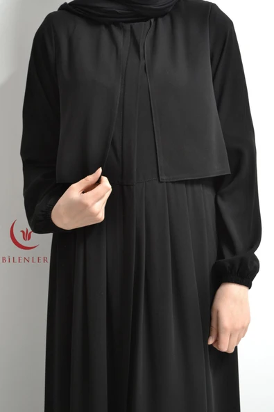 Medine İpeği Cepken Model Ferace - 2