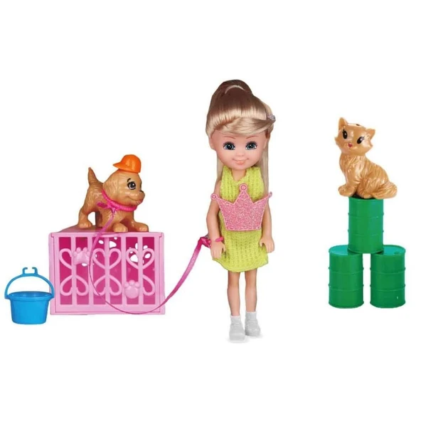 Belissa ve Sevimli Hayvanları Bakım Seti - 53803 - Resim 2