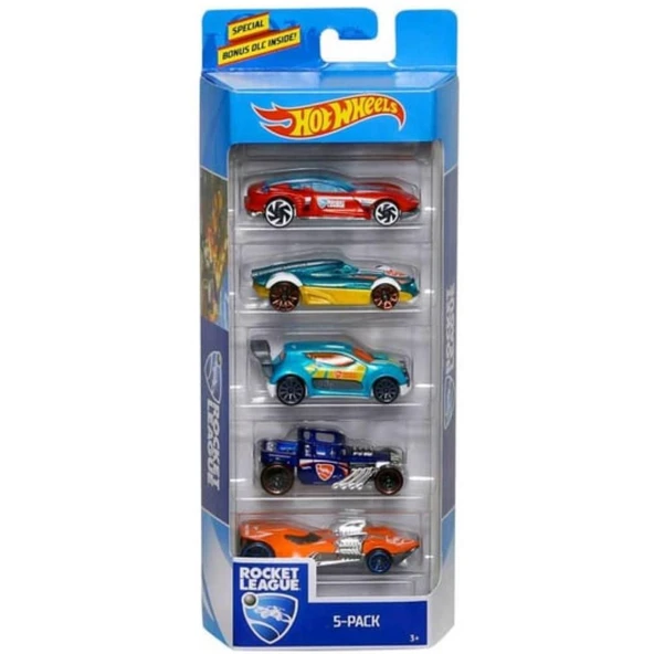 01806-TOPLU - HOTWHEELS 5LI ARABA SETI ürün görseli