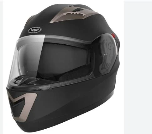 YEMA ÇENE AÇILIR KASK SİYAH L