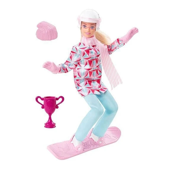 HCN30-HCN32 - BARBİE SNOWBOARDCU BEBEK - 2