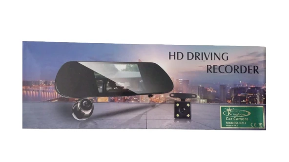 3 Kameralı Dokunmatik Ayna Araç Geri Kamerası Kingboss Sl-d211 Full Hd - 4