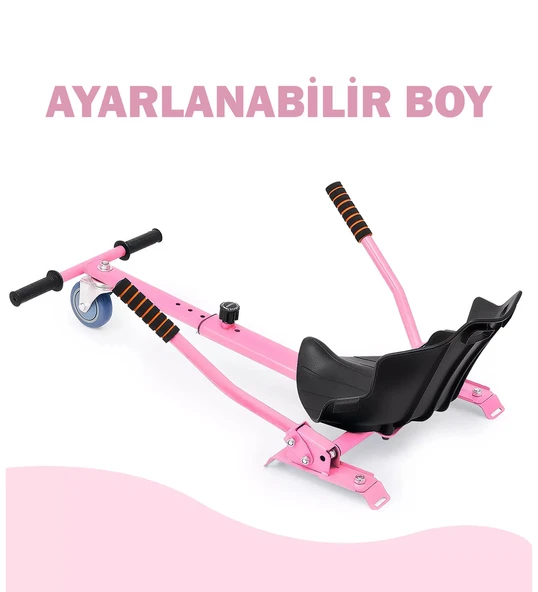 Hover kart Elektrikli Kaykay Hoverboard Aparatı Tüm Modellerle Uyumlu + 2 Adet Hediye Cırt - 2