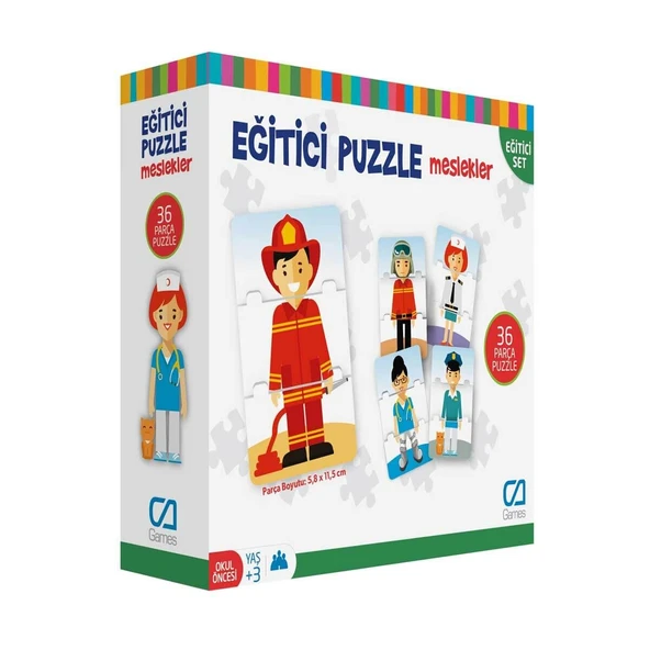 Games Eğitici Puzzle Meslekler 36 Parça 5030 ürün görseli