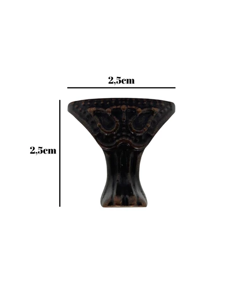 Pati Metal Ayak Çeyiz ve Hediye Kutusu Mobilya Ayağı(2,5CM)(BRONZ) Bronz 2.5cm BRONZ - 4 ADET - Resim 5