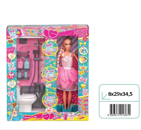 Oydaş Klozetli Banyo Bebekli 02387 ürün görseli