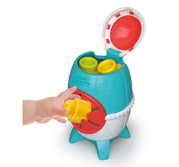 Clementoni Baby Soft Clemmy Yumuşak Blok Duyusal  Roket 17806 - Resim 2