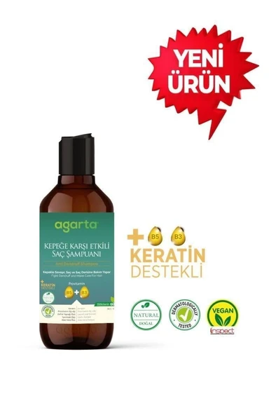 Agarta Doğal Kepeğe Karşı Şampuan 400 ml - 3