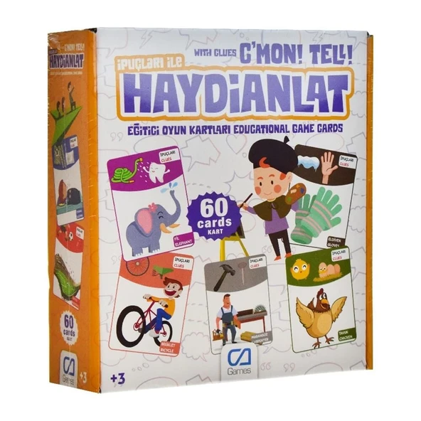 Games Haydi Anlat Eğitici Oyun Kartları 60 Kart 5080 ürün görseli