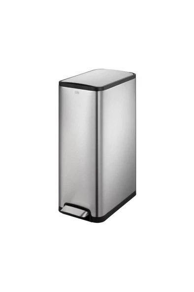 Ecoslım Dikey Pedallı Mutfak Banyo Ofis Çöp Kovası 30 Lt