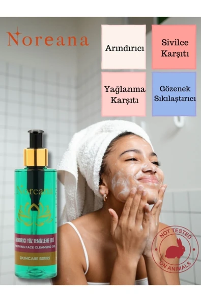 Noreana Arındırıcı & Yağlanma Karşıtı Yüz Temizleme Jeli 200 ml - Resim 2