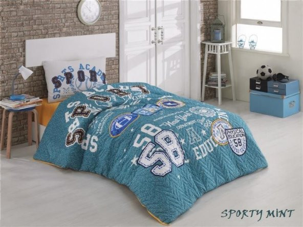 Kristal Ranforce 4 Dört Mevsim Kapitoneli Nevresim Takımı Tek Kişilik Erkek - 6