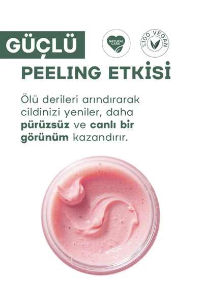 Noreana Vegan Formüllü Body Scrub - Nemlendirici & Arındırıcı Vücut Peelingi Sakız 800 ml - 3
