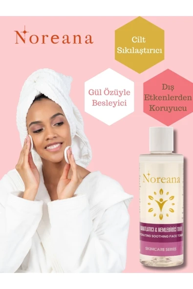Noreana Gül Özlü Temizleyici & Cilt Sıkılaştırıcı Yüz Toniği 200 ML - Resim 2