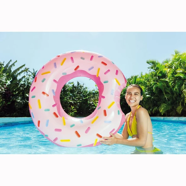 İntex Donut Simit 107 cm - 56265 - Resim 2