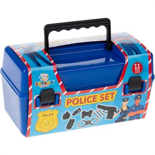 Çantalı Polis Seti 11 Parça - KS-851