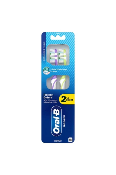 Oral-B Pro-Expert Derinlemesine Temizlik 2'li Paket Diş Fırçası - Resim 2