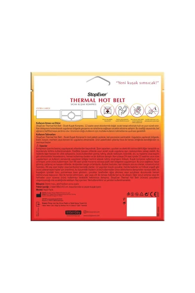 StopEver Thermal Hot Belt Sıcak Kuşak Kompres - Resim 2
